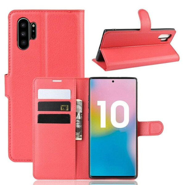 

Чехол Luxury для Samsung Galaxy Note 10 Plus (N975) книжка красный