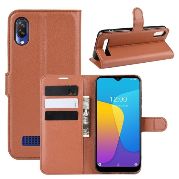 

Чехол Luxury для Doogee X90 книжка коричневый