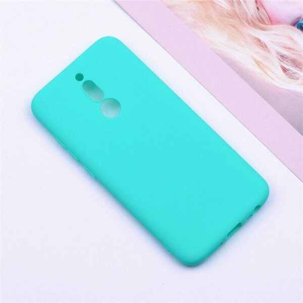 

Чехол Soft Touch для Xiaomi Redmi 8 силикон бампер мятно-голубой
