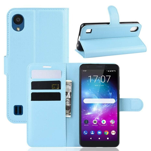 

Чехол Luxury для ZTE Blade A5 (2019) книжка голубой