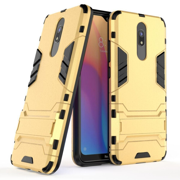 

Чехол Hybrid case для Xiaomi Redmi 8 бампер с подставкой золотой