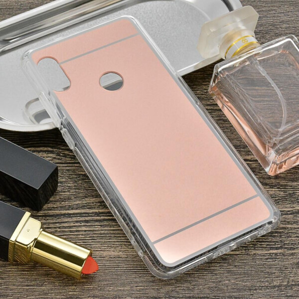 

Чехол LUX для Xiaomi Redmi Note 5 / Note 5 Global / Note 5 Pro силикон зеркальный розовое золото