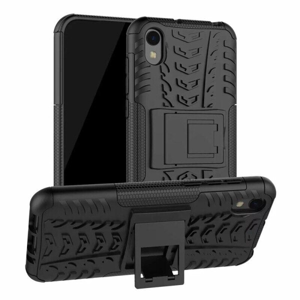 

Чехол Armored для Honor 8S Prime (2020) противоударный бампер с подставкой черный