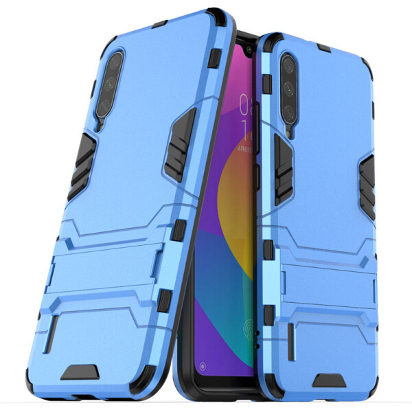 

Чехол Hybrid case для Xiaomi Mi A3 (Mi CC9e) бампер с подставкой голубой