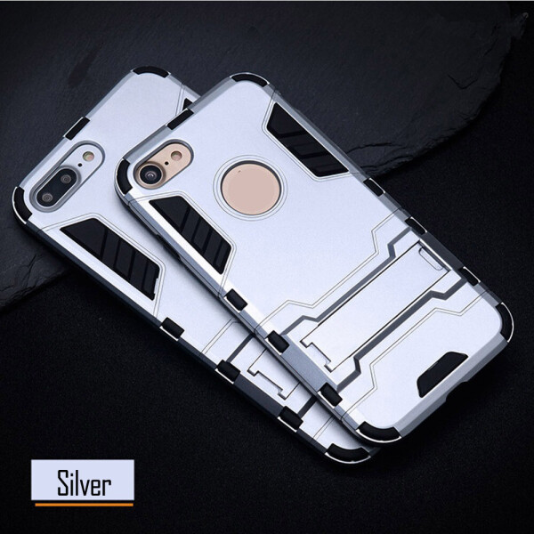 

Чехол LUX для Apple Iphone 8 Hybrid Armored Case светло-серый