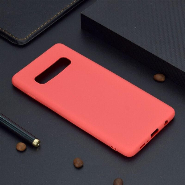 

Чехол LUX для Samsung Galaxy S10 Plus / G975 силикон Soft Touch бампер красный