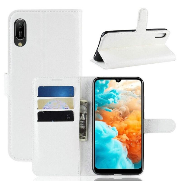 

Чехол Luxury для Huawei Y6 2019 книжка Белый
