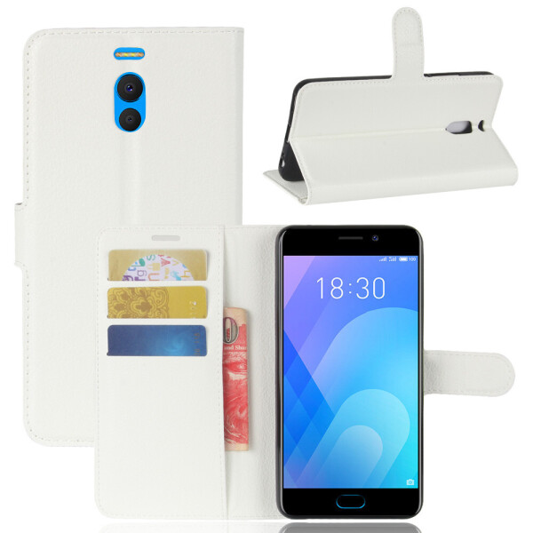 

Чехол LUX для Meizu M6 Note книжка белый
