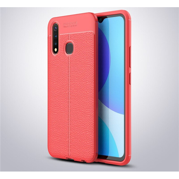 

Чехол Auto Focus для Vivo Y19 силикон Original Soft Touch красный