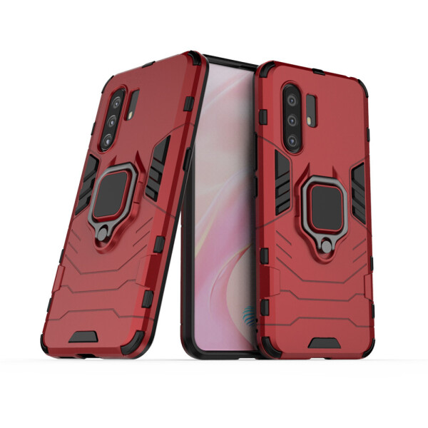 

Чехол Ring case для Vivo X30 бронированный бампер с кольцом красный