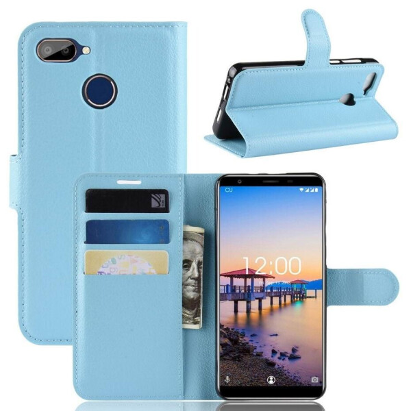 

Чехол Luxury для Oukitel C11 Pro книжка голубой