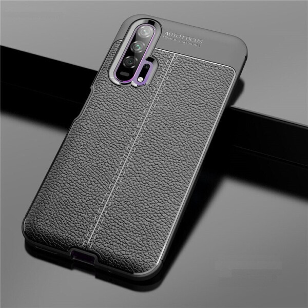 

Чехол Auto Focus для Honor 20 Pro силикон Original Soft Touch черный