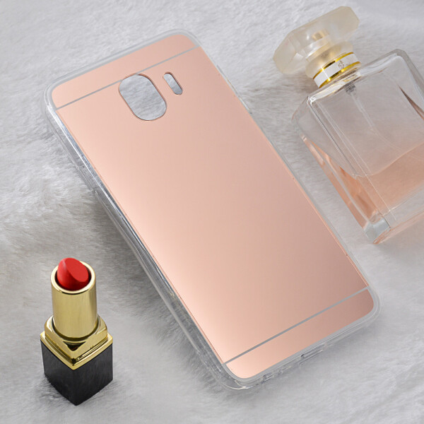 

Чехол LUX для Samsung S9 / G960 силикон зеркальный розовое золото