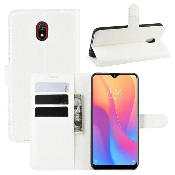 

Чехол Luxury для Xiaomi Redmi 8A книжка белый