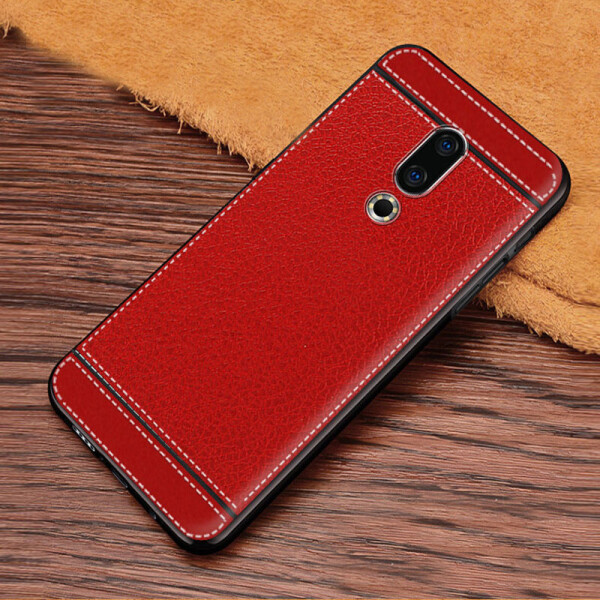 

Чехол LUX для Meizu 16 / 16th / M882Q / M882H с рифленой текстурой Red