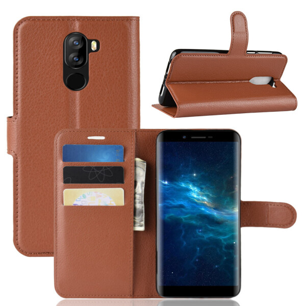 

Чехол LUX для Doogee X60 / X60L книжка коричневый