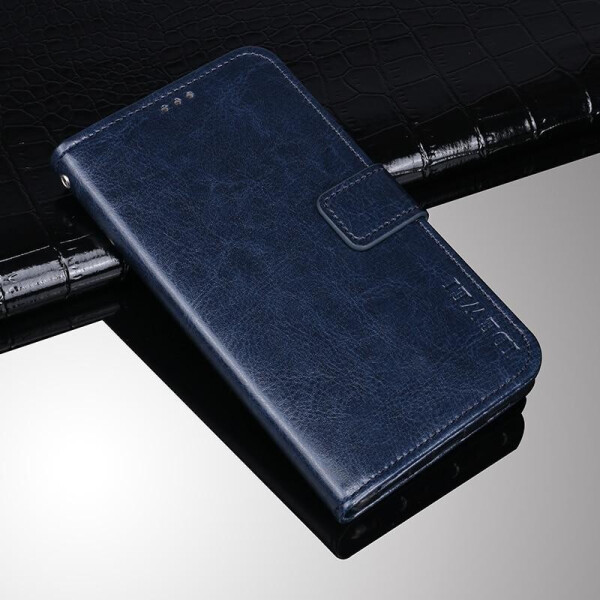 

Чехол Idewei для Meizu X8 книжка с визитницей темно-синий