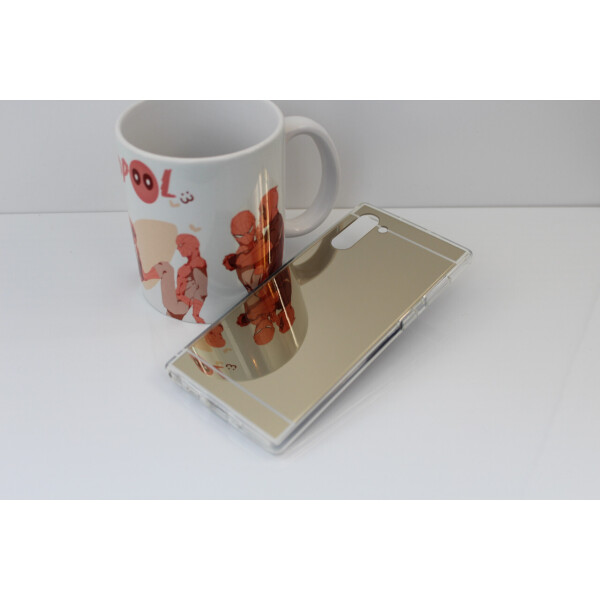 

Чехол Mirror case для Samsung Galaxy Note 10 (N970) силикон зеркальный золотой