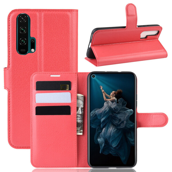 

Чехол Luxury для Honor 20 Pro книжка красный