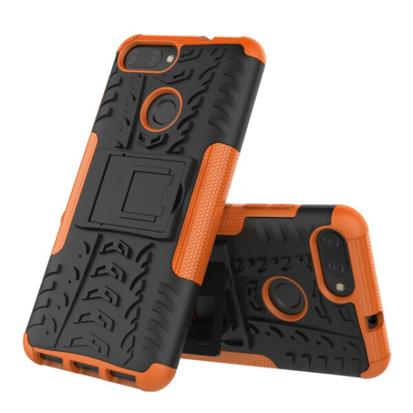 

Чехол Armored Case Asus Zenfone Max Plus (M1) / ZB570TL / X081D / X018D / 4G028WW / 4A023WW противоударный бампер оранжевый