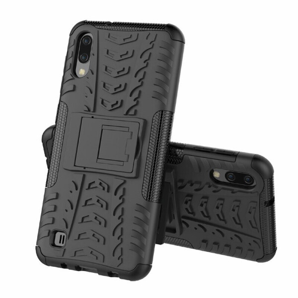 

Чехол LUX для Samsung Galaxy M10 2019 / M105 противоударный бампер с подставкой черный