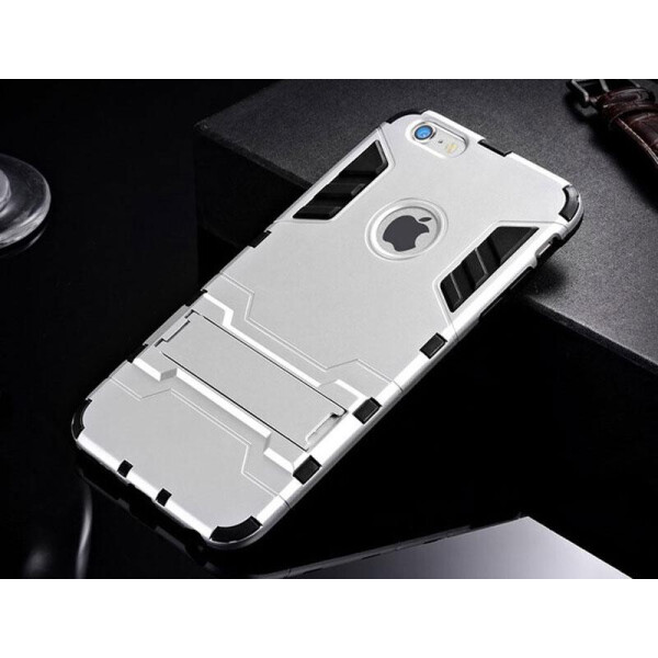 

Чехол LUX для Apple Iphone 6 Plus / 6S Plus Hybrid Armored Case светло-серый