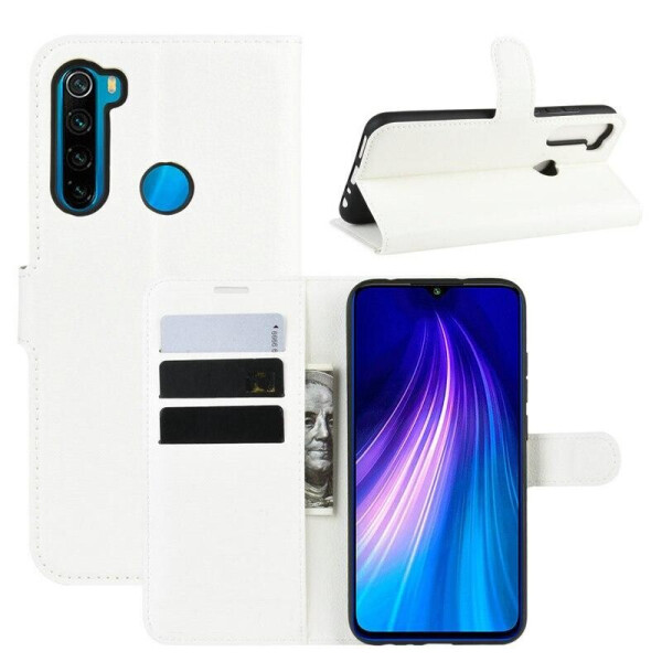 

Чехол Luxury для Xiaomi Redmi Note 8T книжка белый