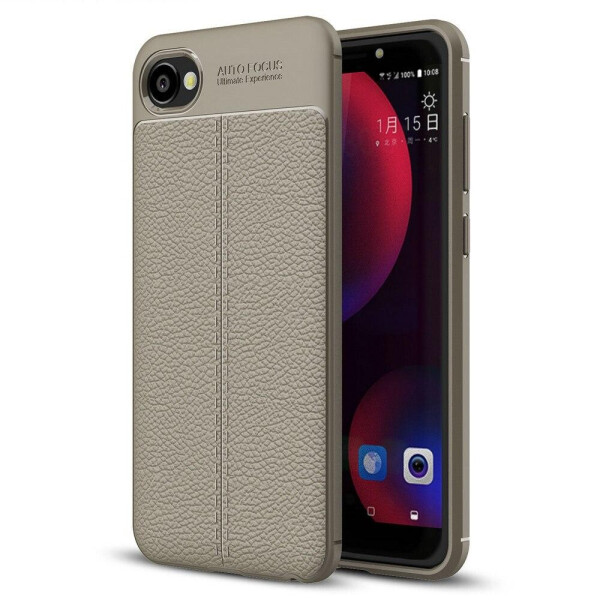 

Чехол LUX для HTC Desire 12 силикон Original Auto Focus Soft Touch серый