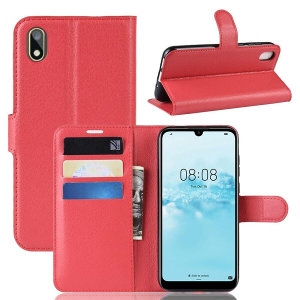 

Чехол Luxury для Huawei Y5 2019 книжка Красный