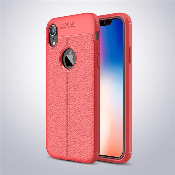 

Чехол LUX для Apple Iphone XR силикон Original Auto Focus Soft Touch красный