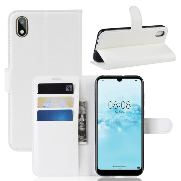 

Чехол Luxury для Huawei Y5 2019 книжка Белый