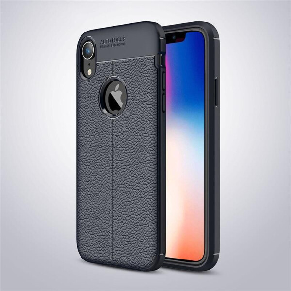 

Чехол LUX для Apple Iphone XR силикон Original Auto Focus Soft Touch темно-синий