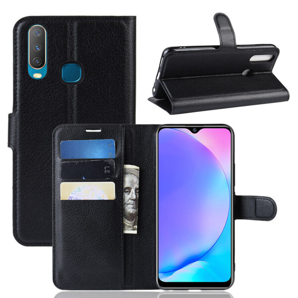 

Чехол Luxury для Vivo Y17 книжка черный