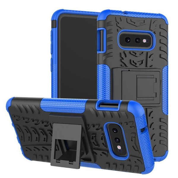 

Чехол LUX для Samsung Galaxy S10e / G970 противоударный бампер с подставкой Blue