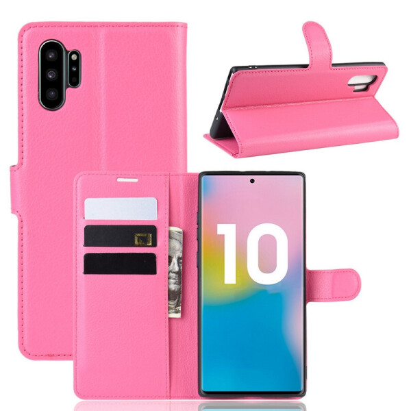 

Чехол Luxury для Samsung Galaxy Note 10 Plus (N975) книжка розовый