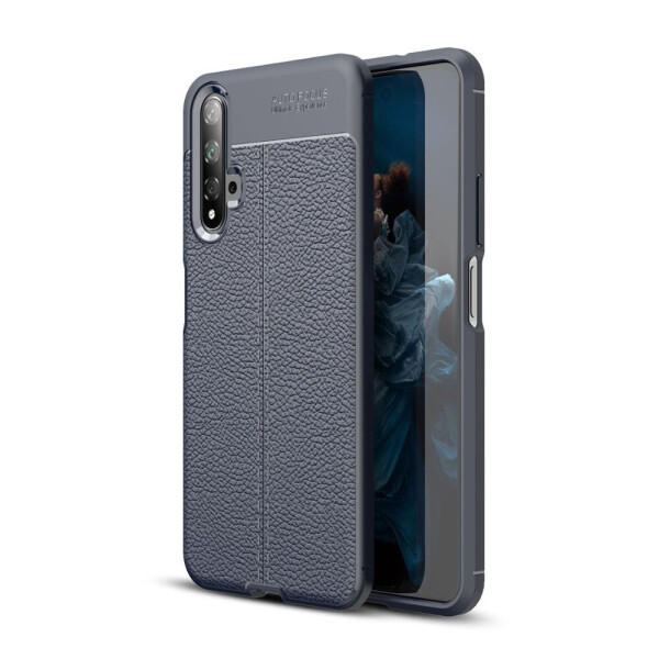 

Чехол Auto Focus для Honor 20 / Honor 20S силикон Original Soft Touch темно-синий