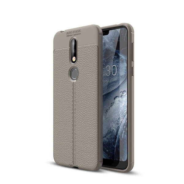 

Чехол Auto Focus для Nokia 7.1 силикон Original Soft Touch Серый