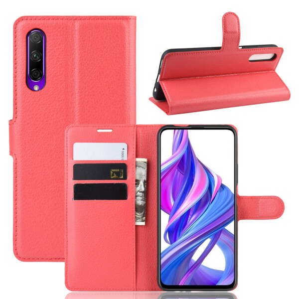 

Чехол Luxury для Honor 9X Pro China книжка красный