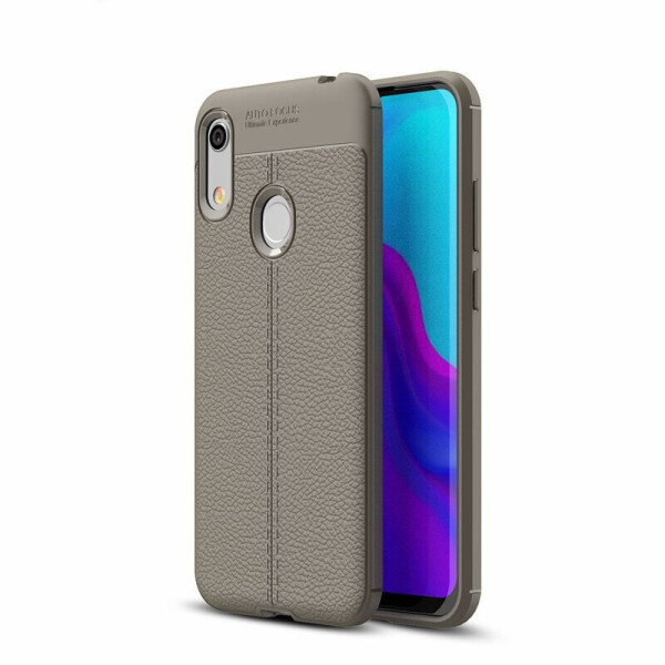 

Чехол Auto Focus для Huawei Y6S 2019 силикон Original Soft Touch серый