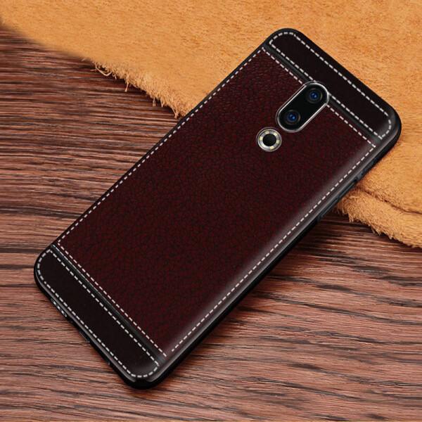 

Чехол LUX для Meizu 16X / M872H / M872Q с рифленой текстурой Dark Brown