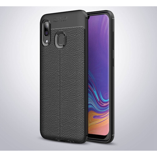 

Чехол LUX для Samsung Galaxy A20 2019 / A205 силикон Original Auto Focus Soft Touch Black