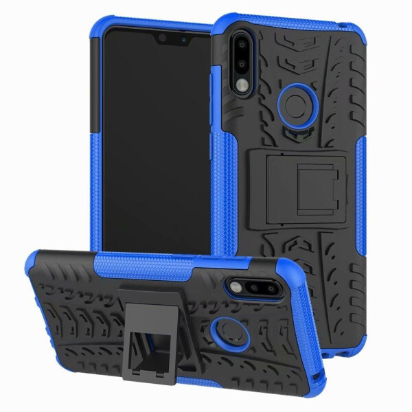 

Чехол LUX для Asus ZenFone Max Pro (M2) / ZB631KL / 4D067EU противоударный бампер с подставкой Blue