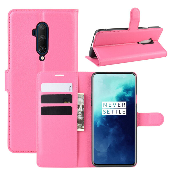 

Чехол Luxury для OnePlus 7T Pro книжка розовый