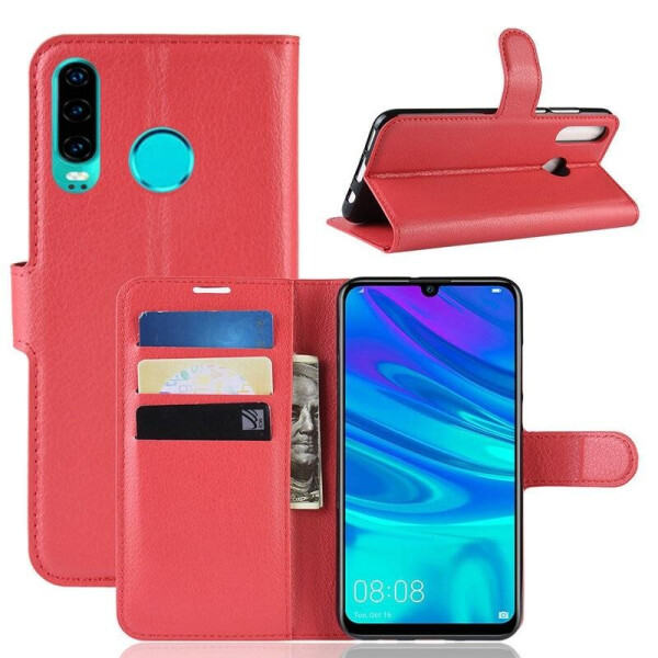 

Чехол Luxury для Huawei P30 Lite / Nova 4e книжка красный