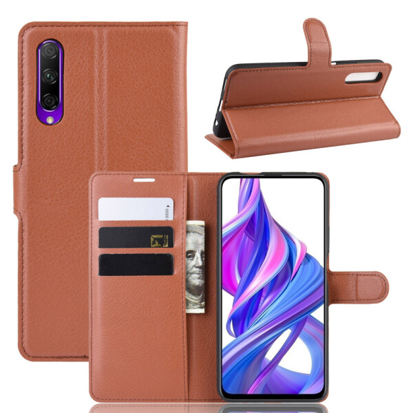 

Чехол Luxury для Huawei P Smart Pro книжка коричневый