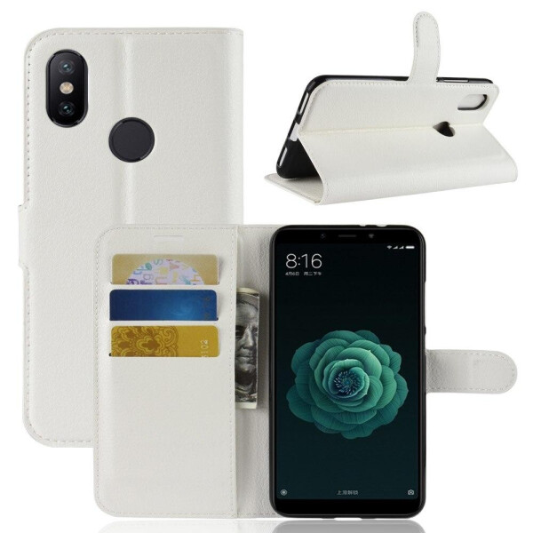 

Чехол LUX для Xiaomi Mi A2 / Mi 6X книжка белый