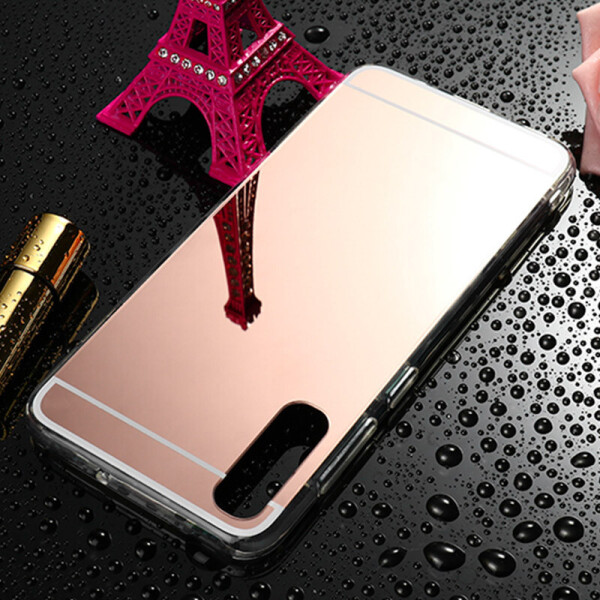 

Чехол Mirror case для Samsung Galaxy A70 2019 (A705) силикон зеркальный розовое золото