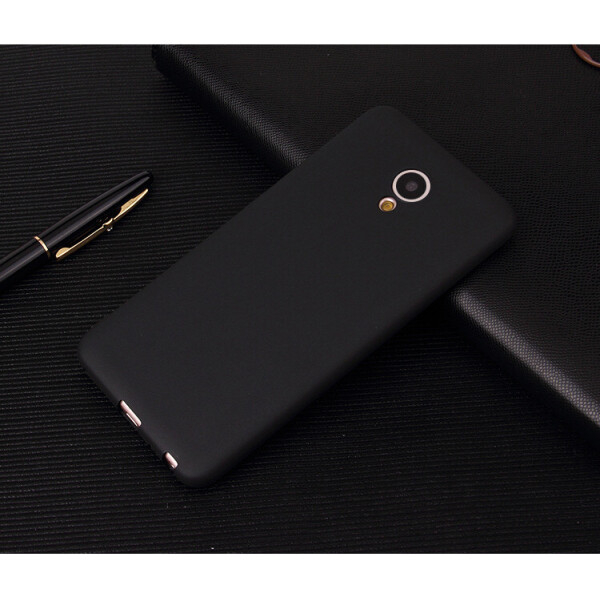 

Чехол LUX для Meizu M5 Note силикон soft touch бампер черный
