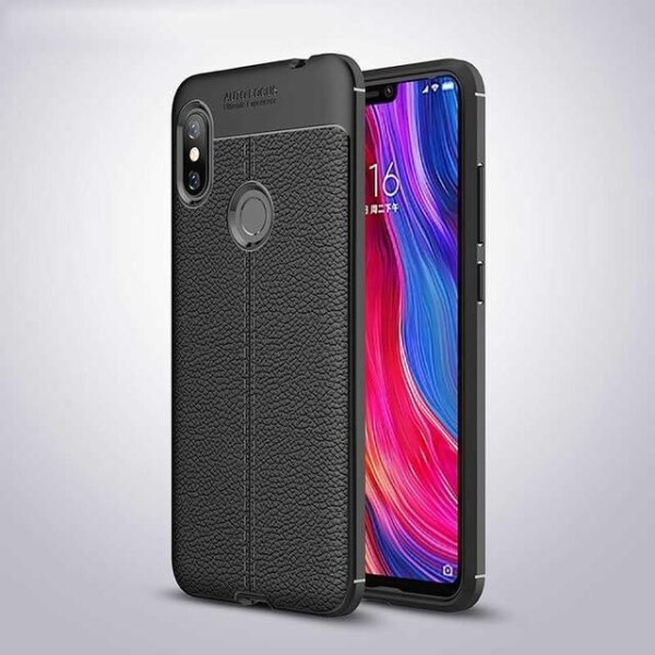 

Чехол LUX для Xiaomi Redmi Note 6 Pro силикон Original Auto Focus Soft Touch черный