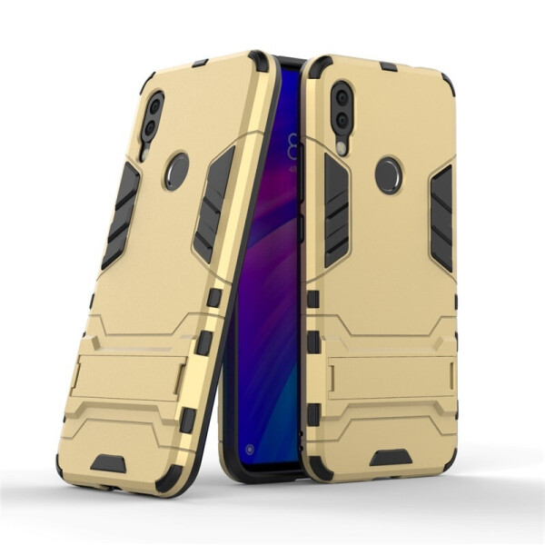 

Чехол LUX для Xiaomi Redmi 7 Hybrid Armored Case золотой